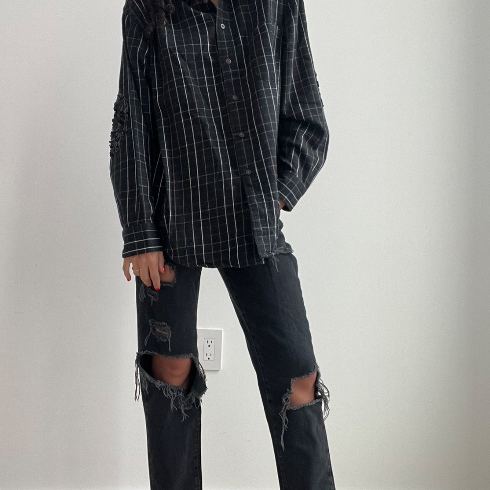 One Of A Kind Flannel With Open Back - image 4